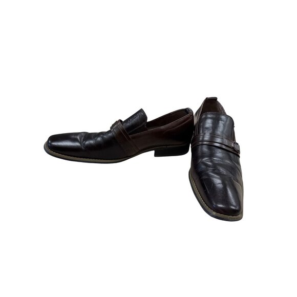 Paulo Solari Mens Brown Black Leather Oxford Shoes 11M SKU 7320 main image 5